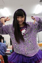 ラッパー気取りの大黒柚姫。