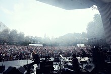 「エレカシ復活の野音」でのエレファントカシマシ。