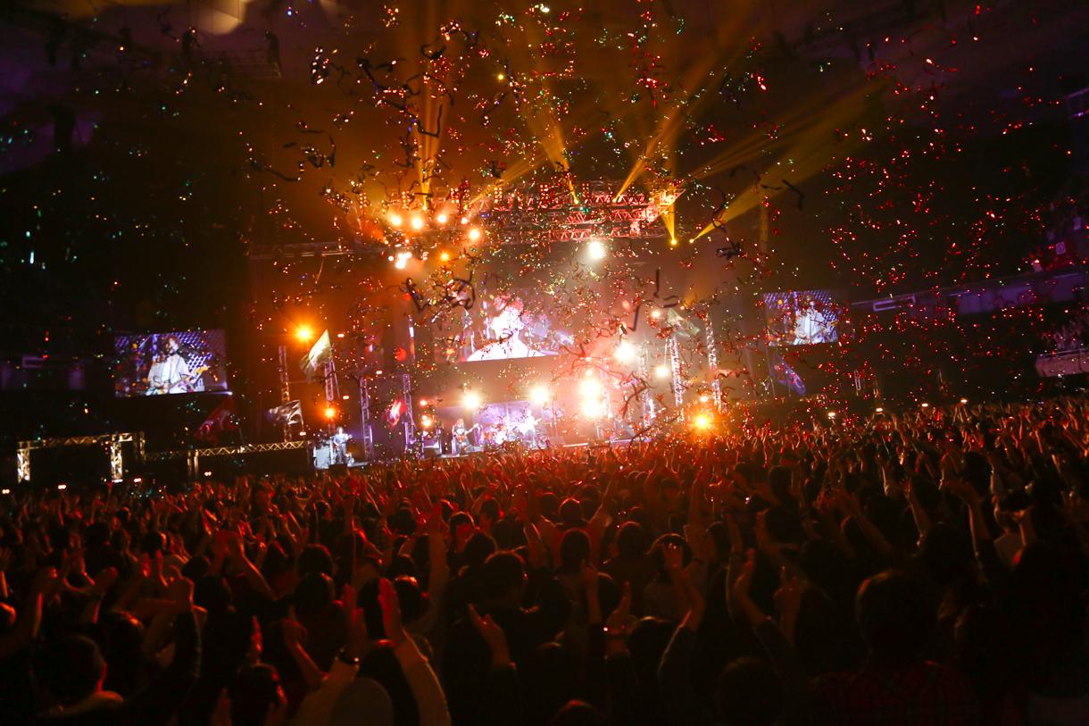 高橋優2013日本武道館「YOU CAN BREAK THE SILENCE IN BUDOKAN」の様子。