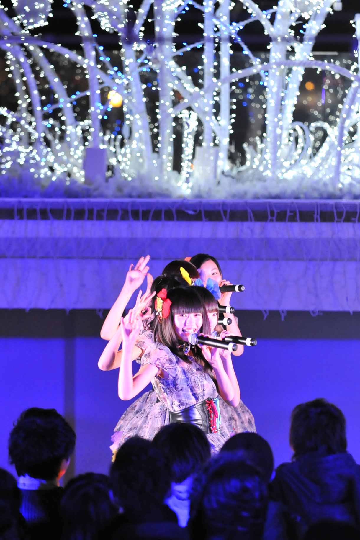 夢みるアドレセンス「純情マリオネット」リリースイベントの様子。