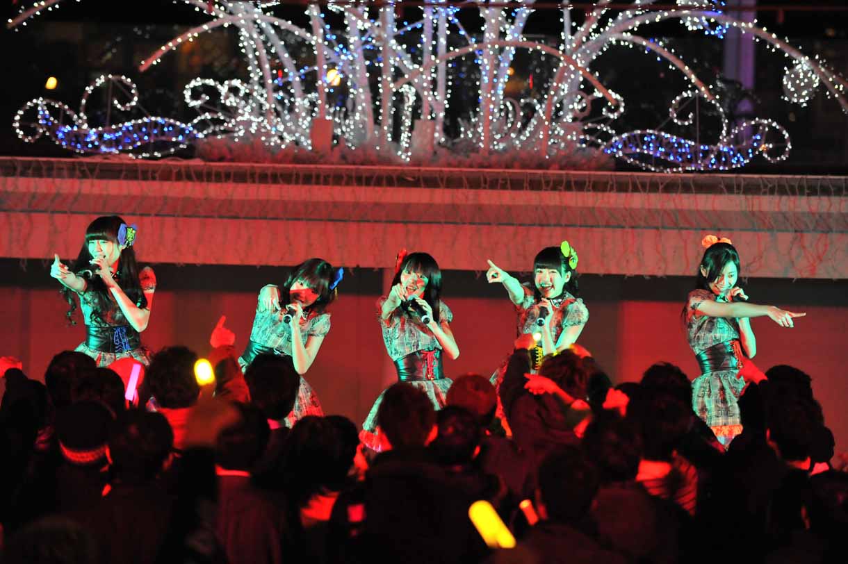 夢みるアドレセンス「純情マリオネット」リリースイベントの様子。