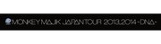 MONKEY MAJIK｢BLUE MOON presents MONKEY MAJIK JAPAN TOUR 2013-2014｣ロゴ