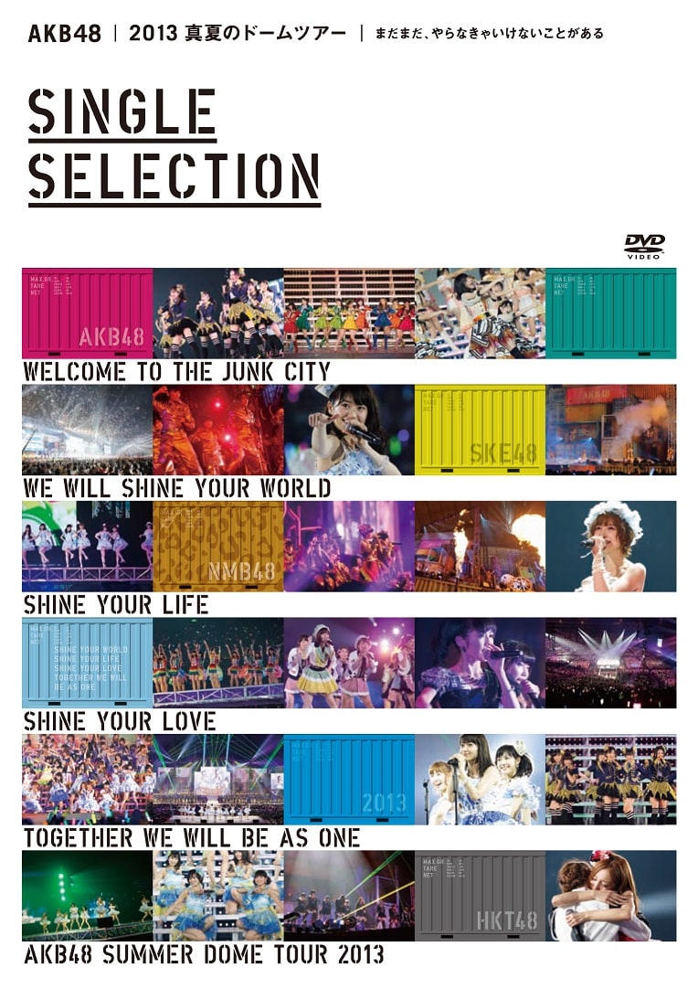 AKB48「AKB48 2013 真夏のドームツアー～まだまだ、やらなきゃいけないことがある～ SINGLE SELECTION」ジャケット
