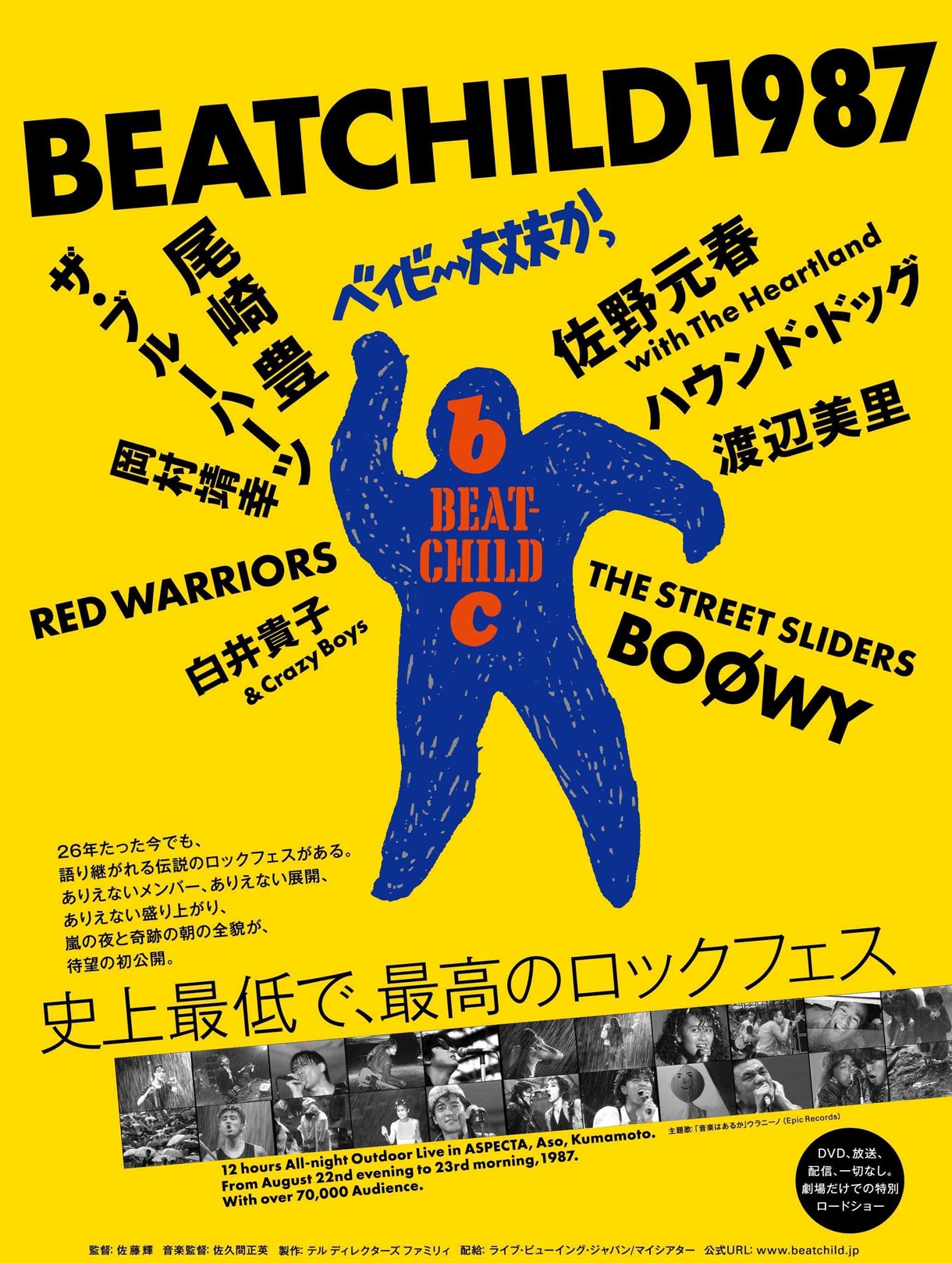 「ベイビー大丈夫かっBEATCHILD1987」ポスター (c)BEATCHILD1987製作委員会