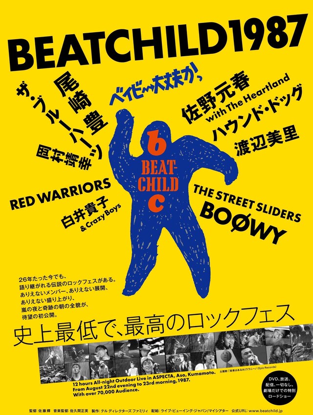 「ベイビー大丈夫かっBEATCHILD1987」ポスター (c)BEATCHILD1987製作委員会