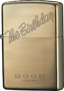 縄ロゴデザインのThe BirthdayオリジナルZippoライター。
