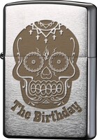スカルロゴデザインのThe BirthdayオリジナルZippoライター。