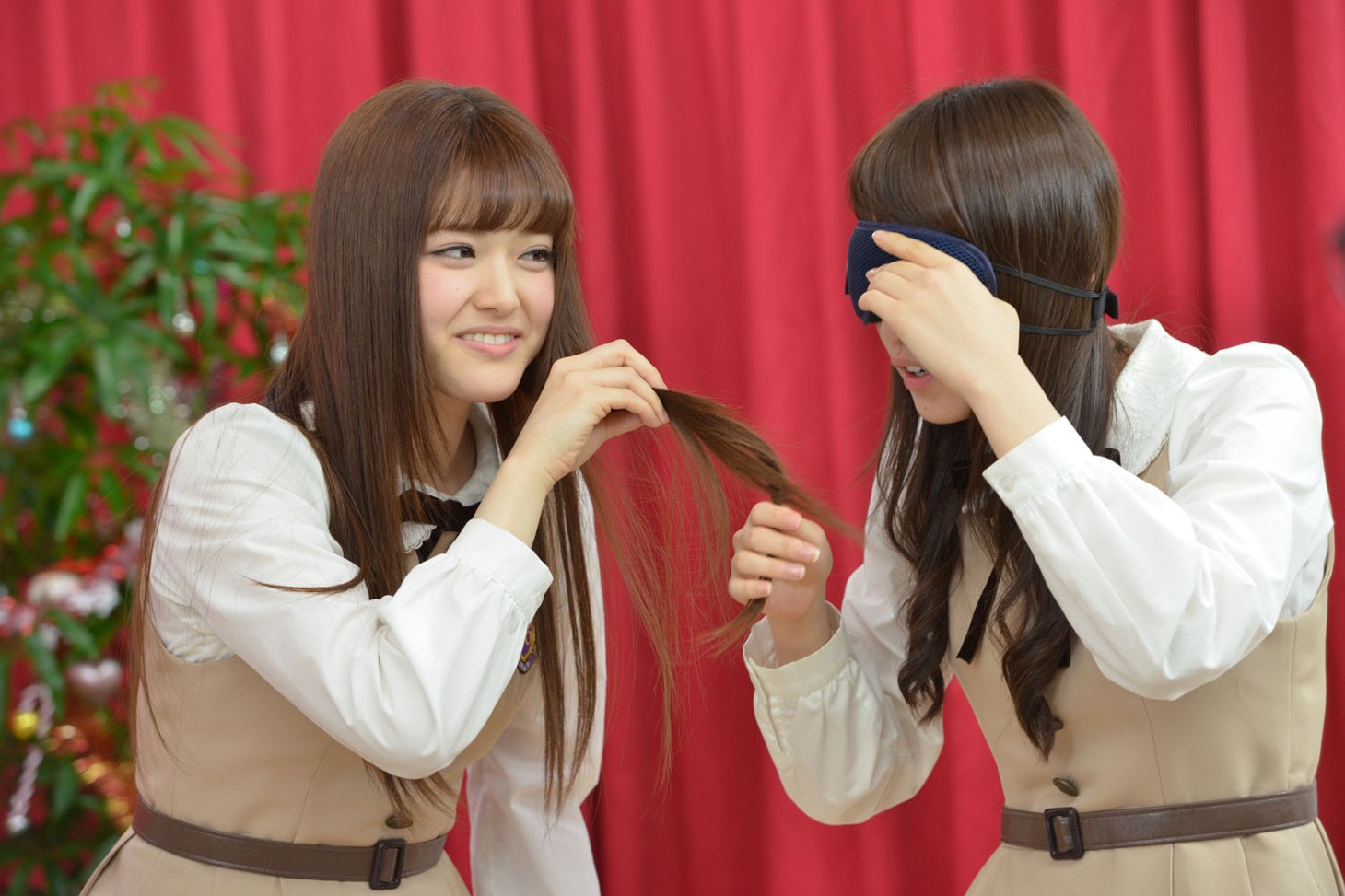 「生のアイドルが好き」放送中の様子。
