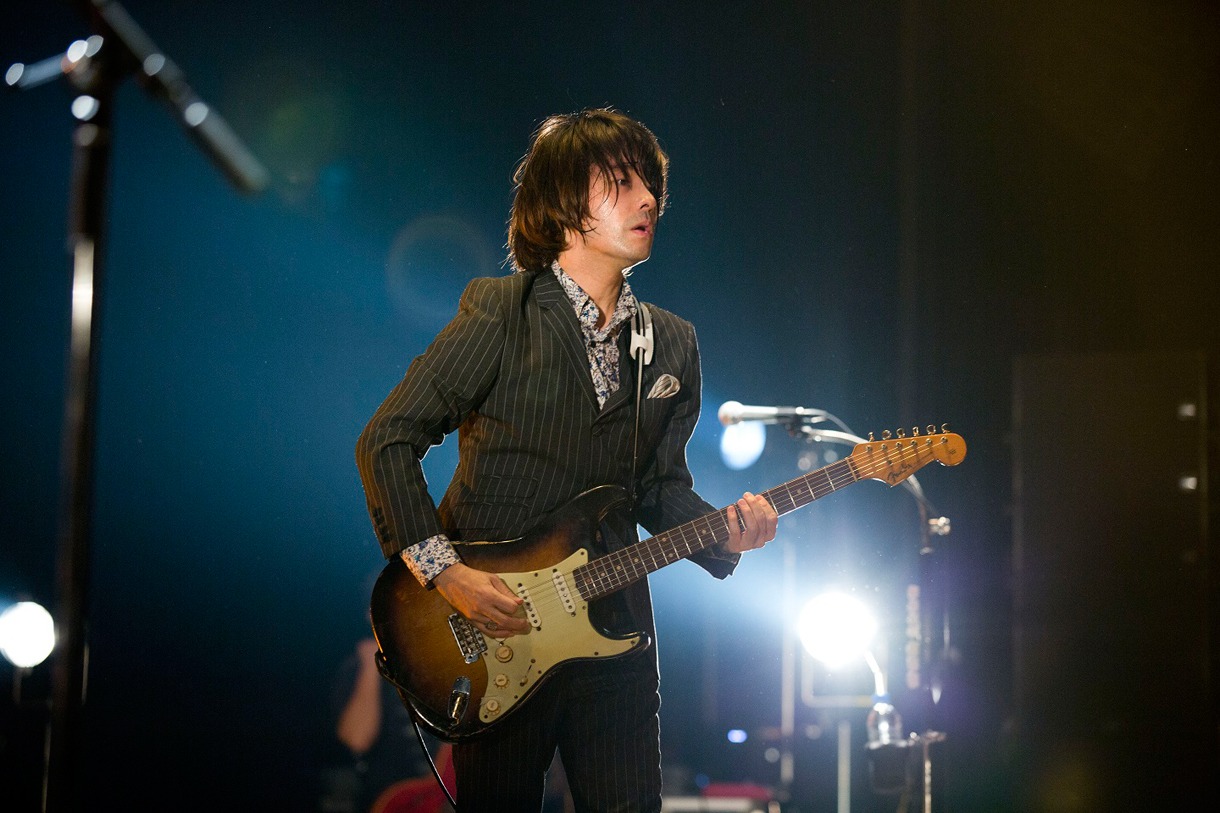 和田唱（Vo, G）。写真は「TRICERATOPS WINTER TOUR 2013」最終公演より。 （撮影：山本倫子）