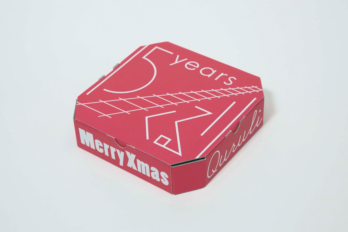くるり「最後のメリークリスマス」ボックス見本。