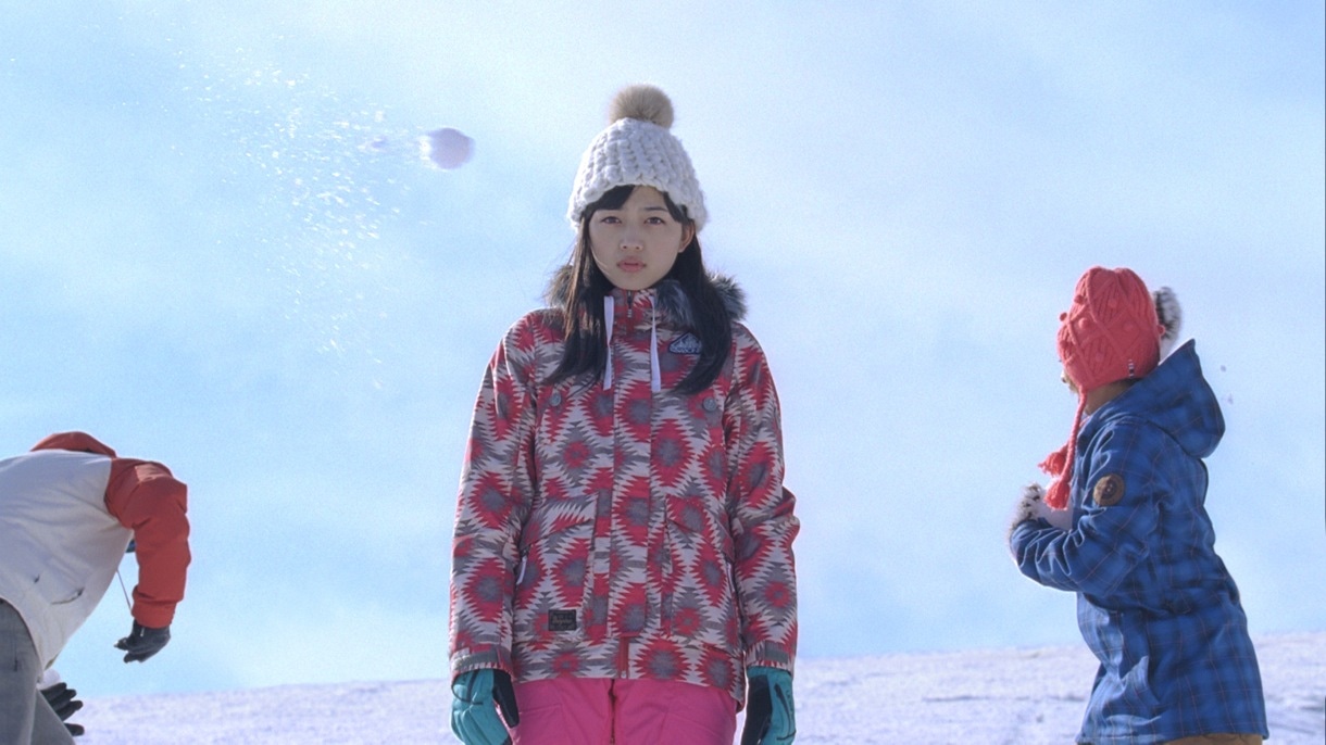 「JR SKISKI」CMのワンシーン。