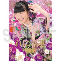 ファミリーマートおよびfamima.comの「B.L.T.」2014年2月号北海道＆宮城版特典・高城れに「開運下敷き」の表面。