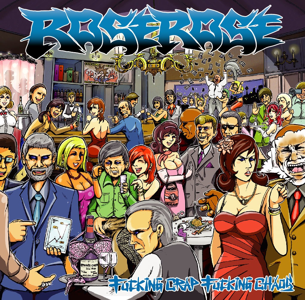 ROSEROSE「FUCKING CRAP FUCKING CHAOS」ジャケット