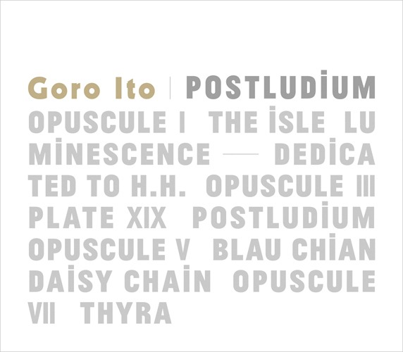 伊藤ゴロー「POSTLUDIUM」ジャケット