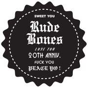 RUDE BONES20周年記念ロゴ