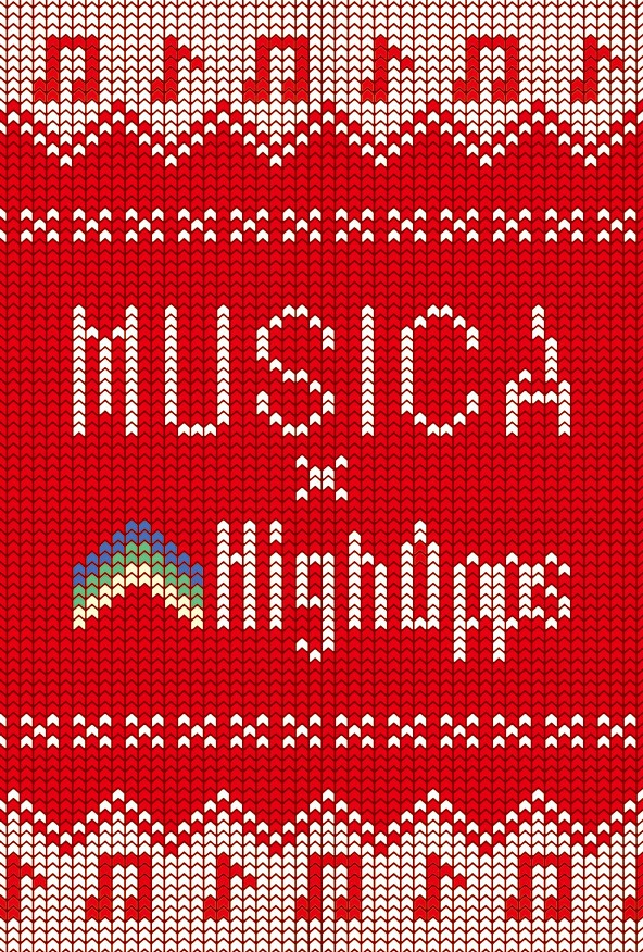 「MUSICA×HighApps～Winter Party Nights - ROCK & SYMPHONY!～」の来場者に配布されるクリスマスカード。