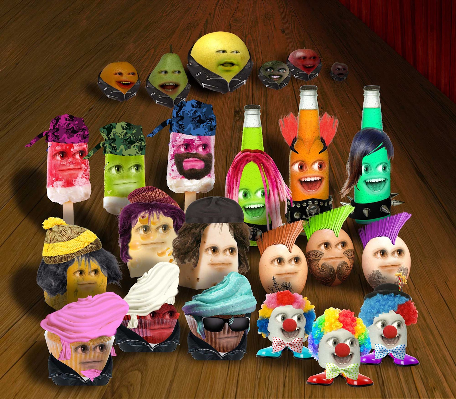 「ANNOYING ORANGE ～アノーイングオレンジの胸やけ気味な大冒険～」のワンシーン。 (C)2013 14th Hour Productions.All Rights Reserved.