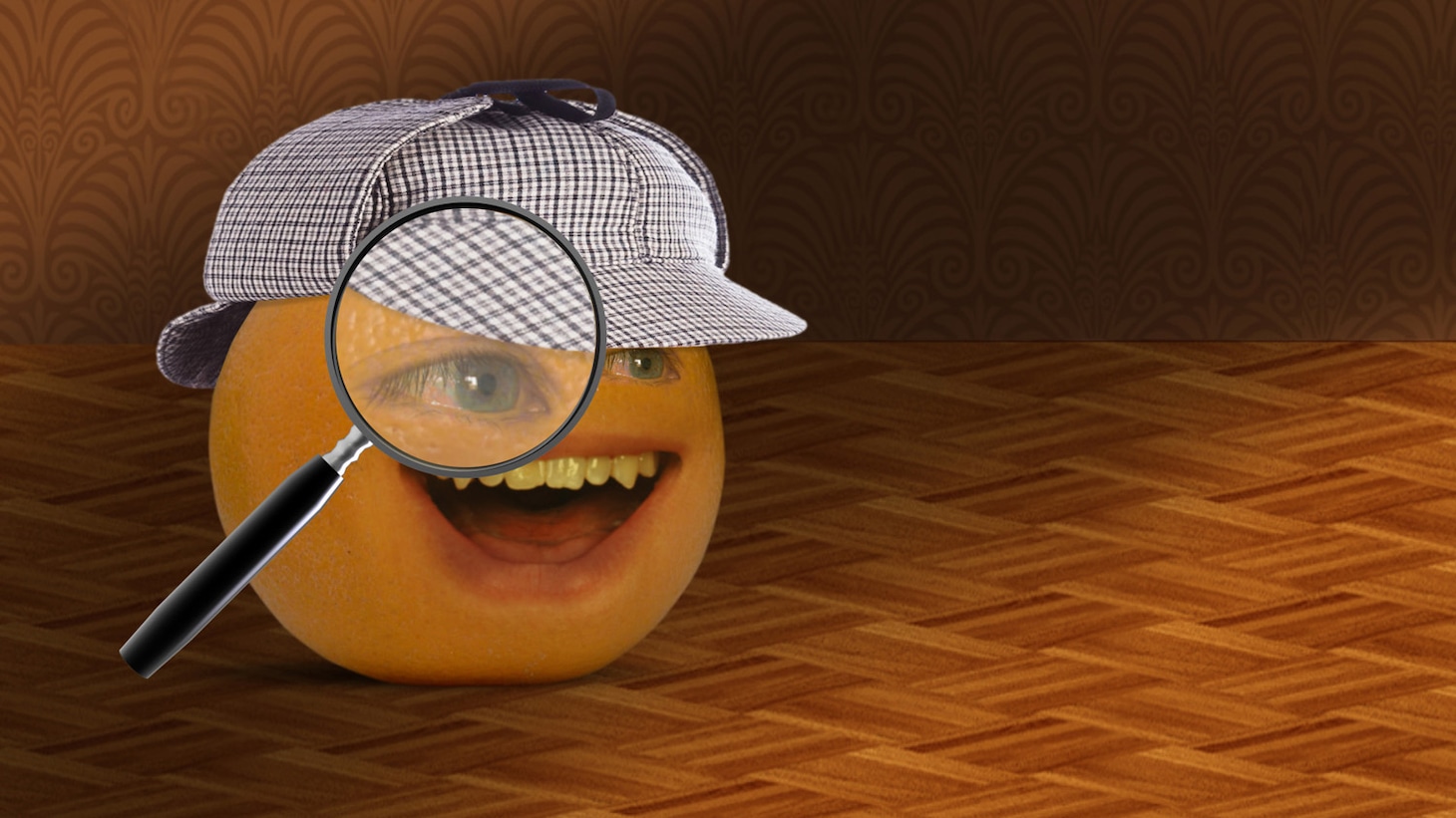 「ANNOYING ORANGE ～アノーイングオレンジの胸やけ気味な大冒険～」のワンシーン。 (C)2013 14th Hour Productions.All Rights Reserved.