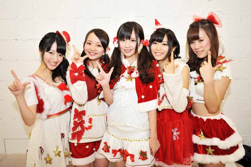 LinQ「この5人が秋葉原で何ができるか？公演」に出演した原直子、新木こころ、新木さくら、舞川あや、木村早希。