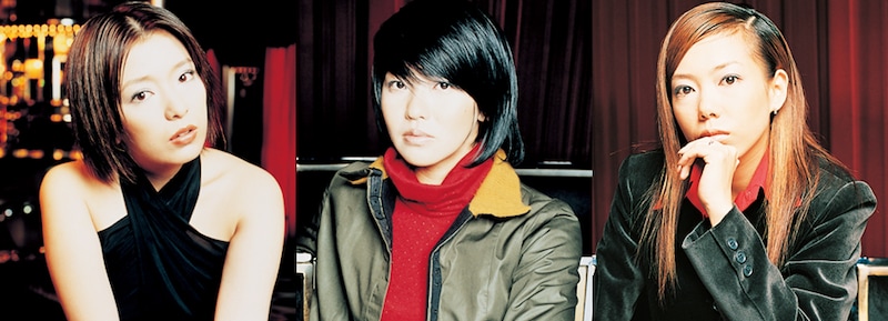 太陽とシスコムーン。左から小湊美和、信田美帆、稲葉貴子。