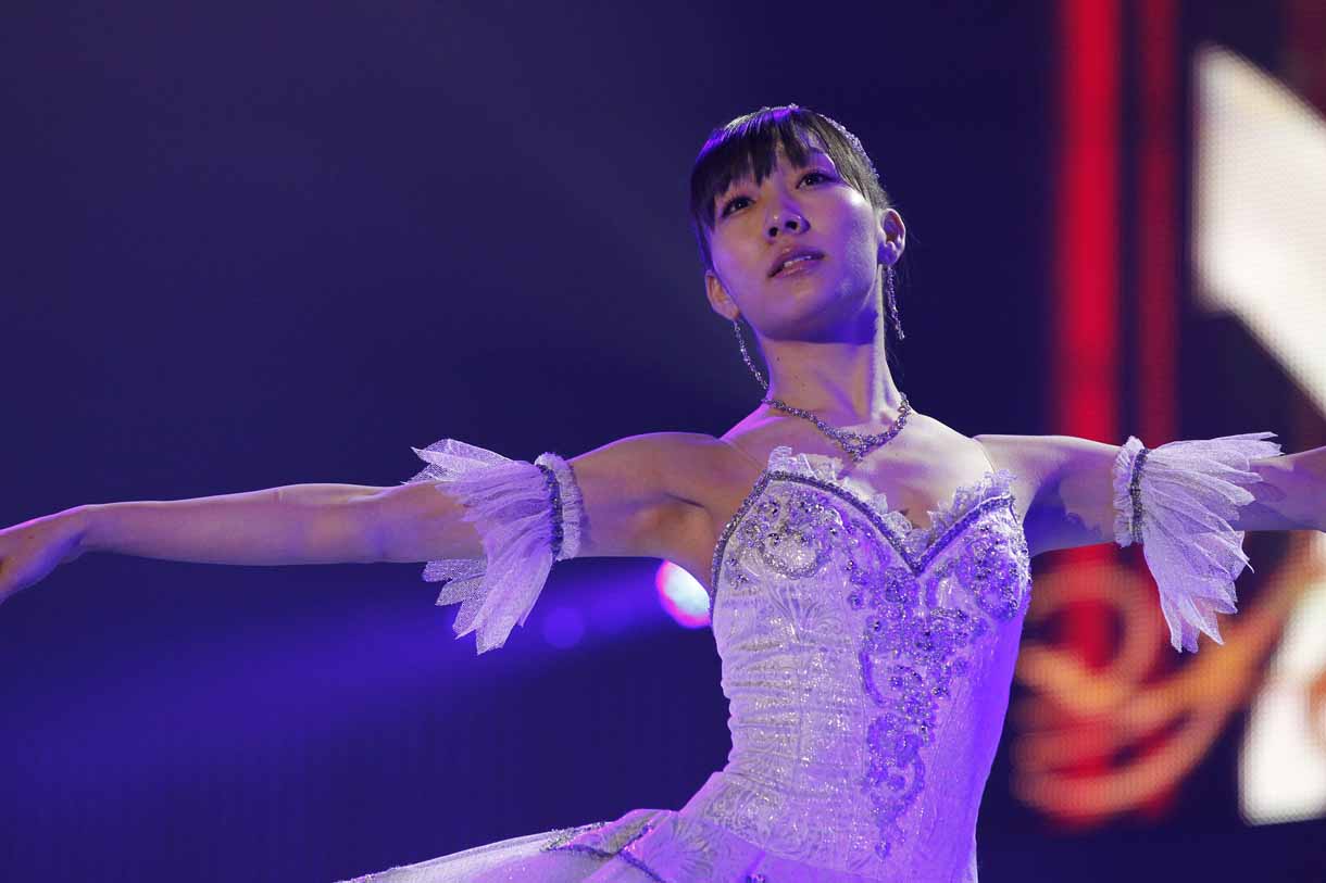 須田亜香里による「孤独なバレリーナ」の様子。 (c)AKS