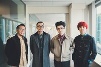 左からPES、SU、ハマ・オカモト、オカモトレイジ。