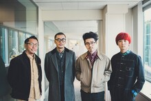 左からPES、SU、ハマ・オカモト、オカモトレイジ。