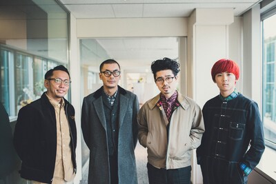 左からPES、SU、ハマ・オカモト、オカモトレイジ。