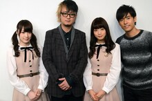 左から高山一実、遊助、深川麻衣、K。