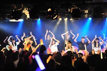 「LinQ ちかっぱ全国ツアー2013」名古屋公演の様子。