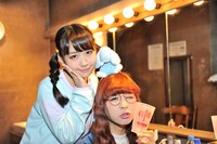 左から増井みお、玉井杏奈。