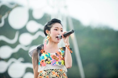 bomi「Big Mountain Music Festival 5」出演時の様子。（撮影：後藤武浩）