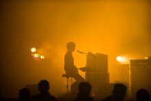 蓮沼執太フィル「Big Mountain Music Festival 5」出演時の様子。（撮影：後藤武浩）