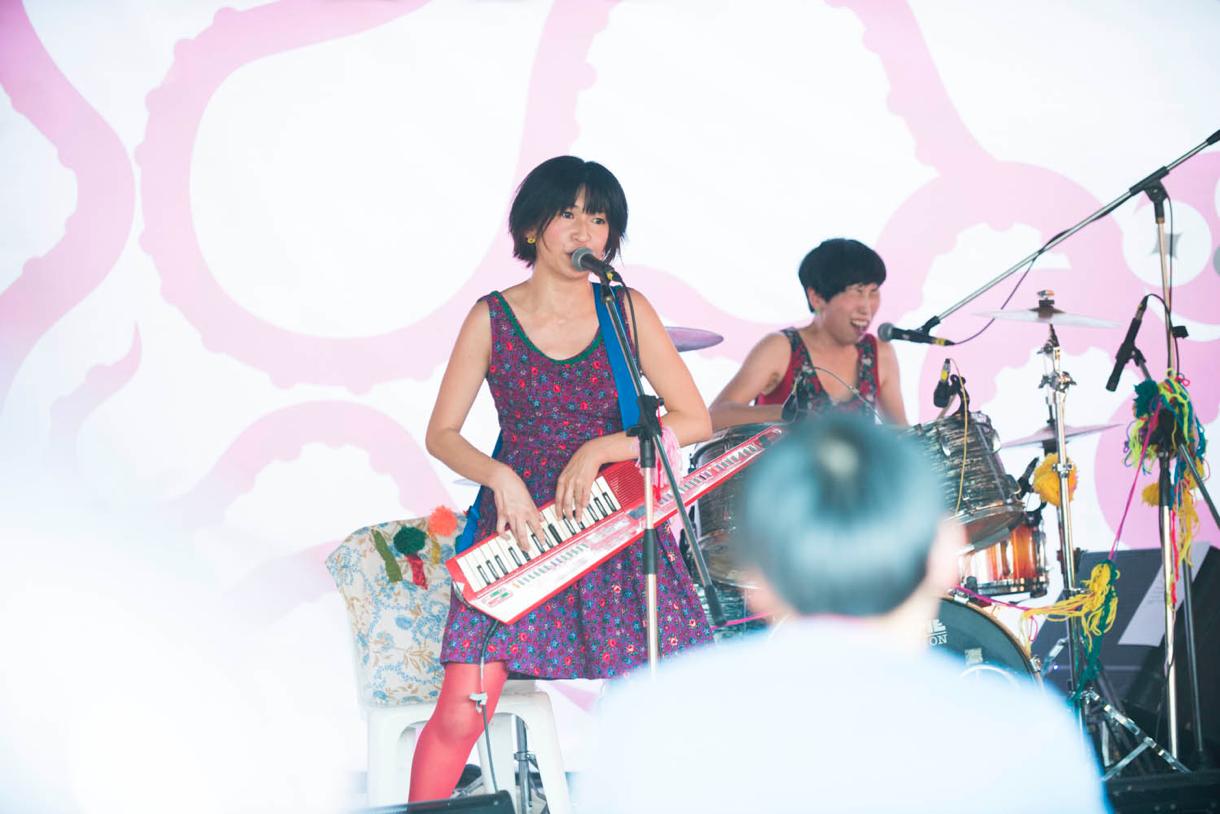 Kiiiiiii「Big Mountain Music Festival 5」出演時の様子。（撮影：後藤武浩）