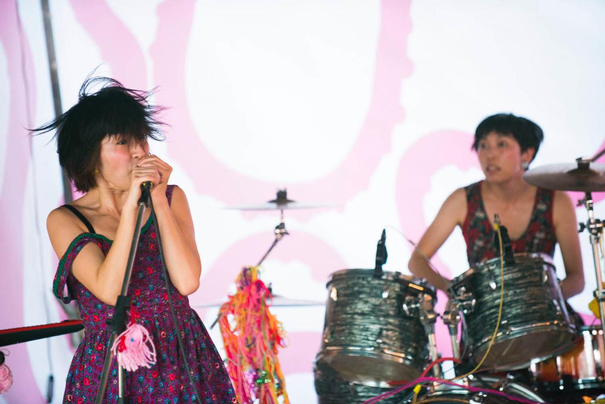 Kiiiiiii「Big Mountain Music Festival 5」出演時の様子。（撮影：後藤武浩）
