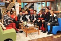 「さんまのまんま」に出演中の三代目 J Soul Brothers。(c)KTV