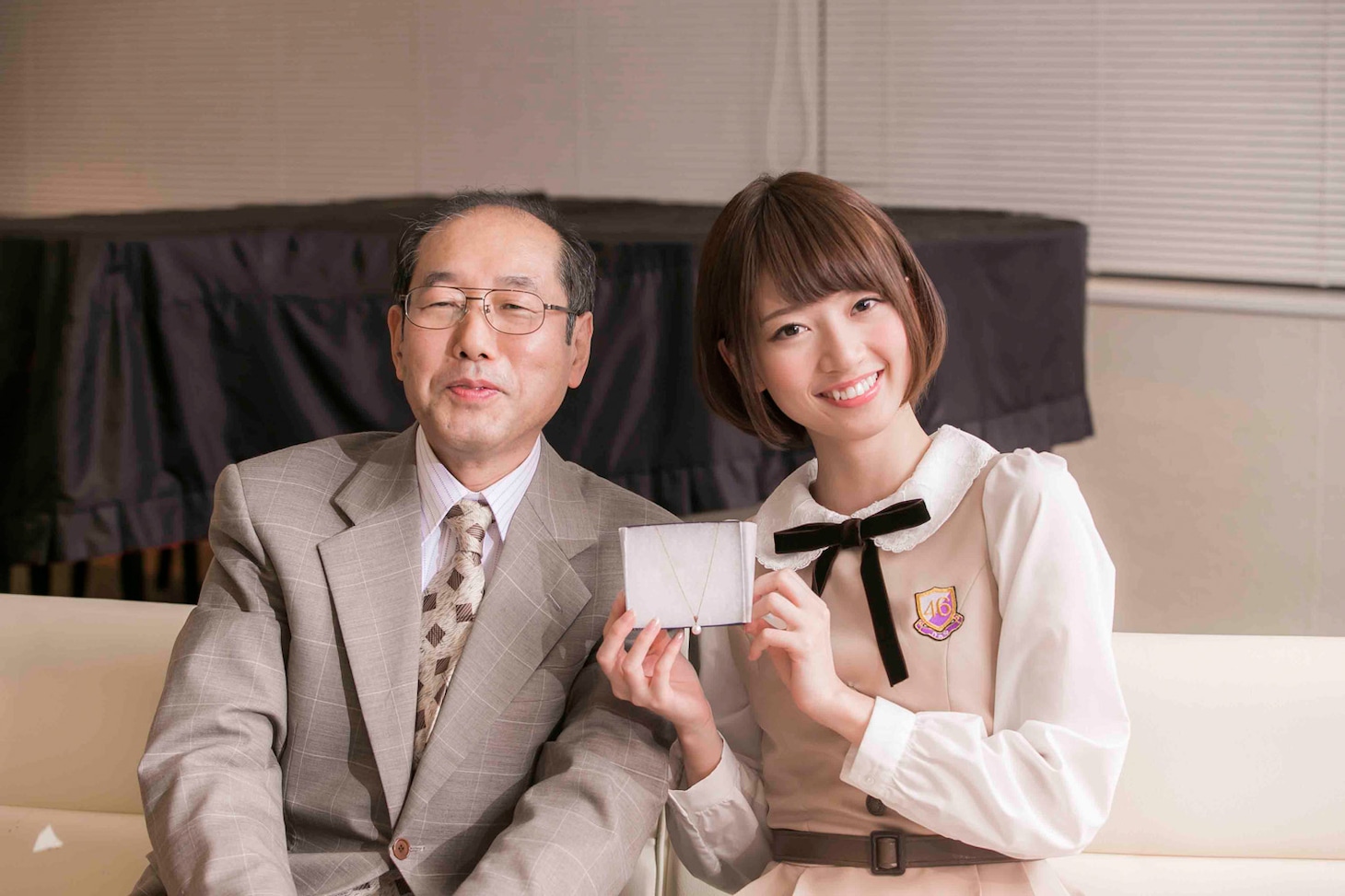 対談終了後の桐谷広人、橋本奈々未（左から）。（撮影：江藤大作）
