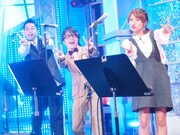 左から槇原敬之、西川貴教（T.M.Revolution）、高橋みなみ（AKB48）。