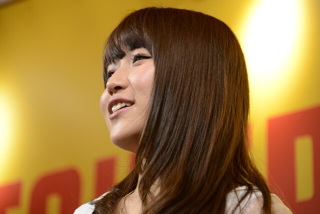 河野マリナ「First Touch」発売記念イベントの様子。