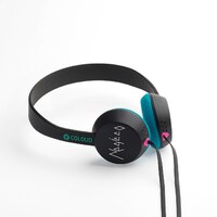 NegicColoud ヘッドホン KNOCK Blocks（Black/Cyan）」イメージ