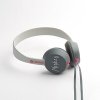 NegicColoud ヘッドホン KNOCK Blocks（Gray/Red）」イメージ