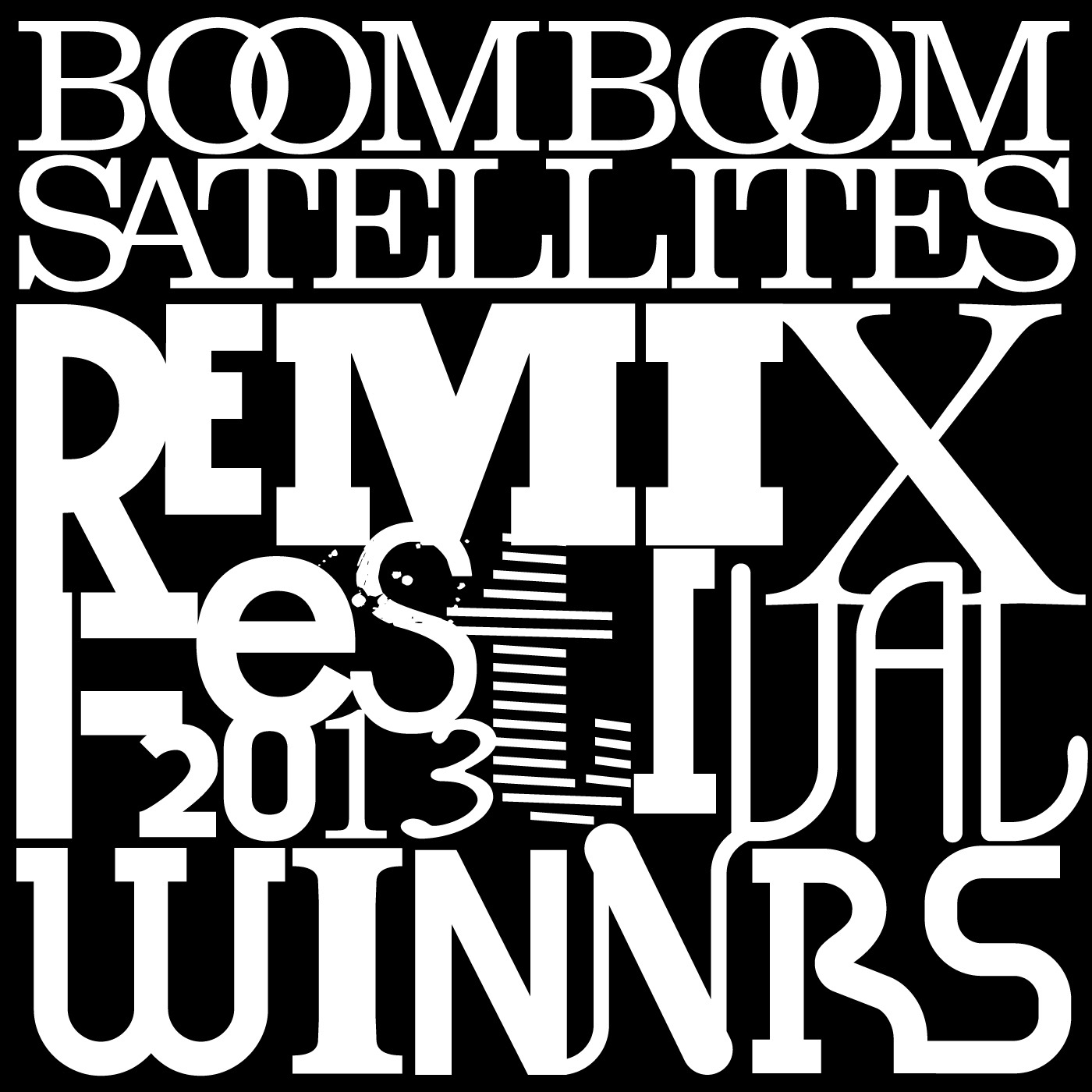 BOOM BOOM SATELLITES「BOOM BOOM SATELLITES REMIX FESTIVAL 2013 -Winners-」配信ジャケット