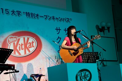 miwa「サクラサク“特別オープンキャンパス”」の様子。