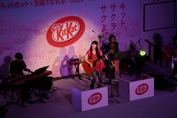 miwa「サクラサク“特別オープンキャンパス”」の様子。