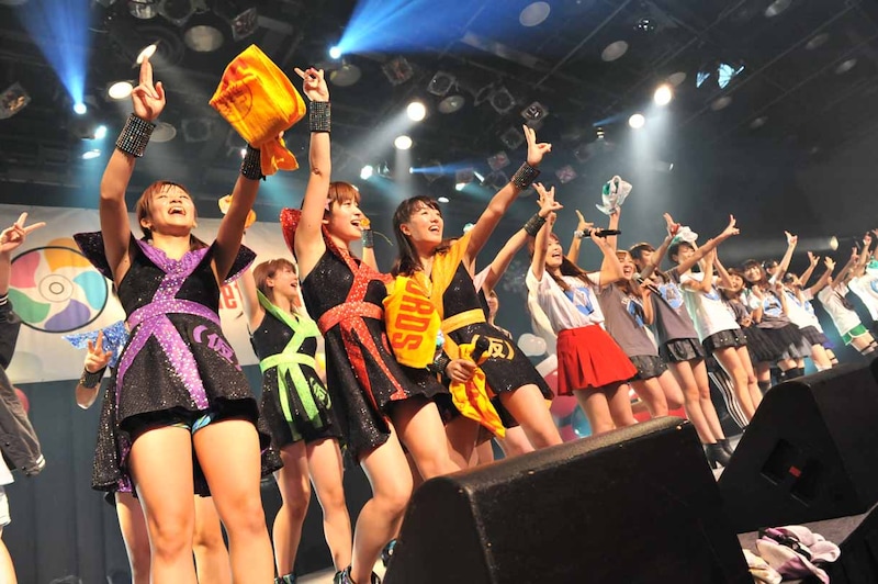 「T-Palette Records 感謝祭 2013」エンディングの様子。