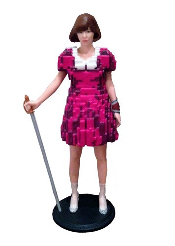 MEGの3Dフィギュア。