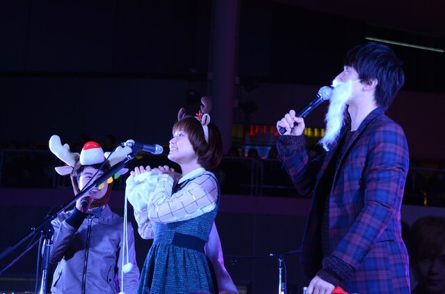 クリスマス仕様の仮装でもファンを楽しませたMUSH&Co.。