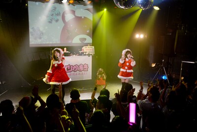 「くりかまき Presents 森の音楽会 VS ジャイアンナイト -クリスマス DJ PARTY編-」の様子。