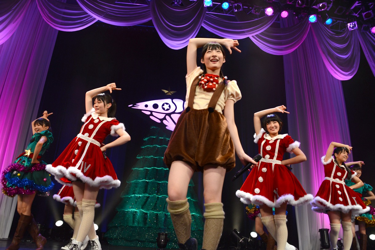 私立恵比寿中学「エビ中のパーティ!! Merry Christmasイェイ!!!」1日目の様子。