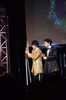 「超特急のどじまん」で優勝したコーイチ＆ユースケチーム。